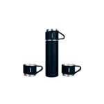 Set-de-4-Pz-Termo-de-Acero-Inoxidable-500-ml-Taza-Negro