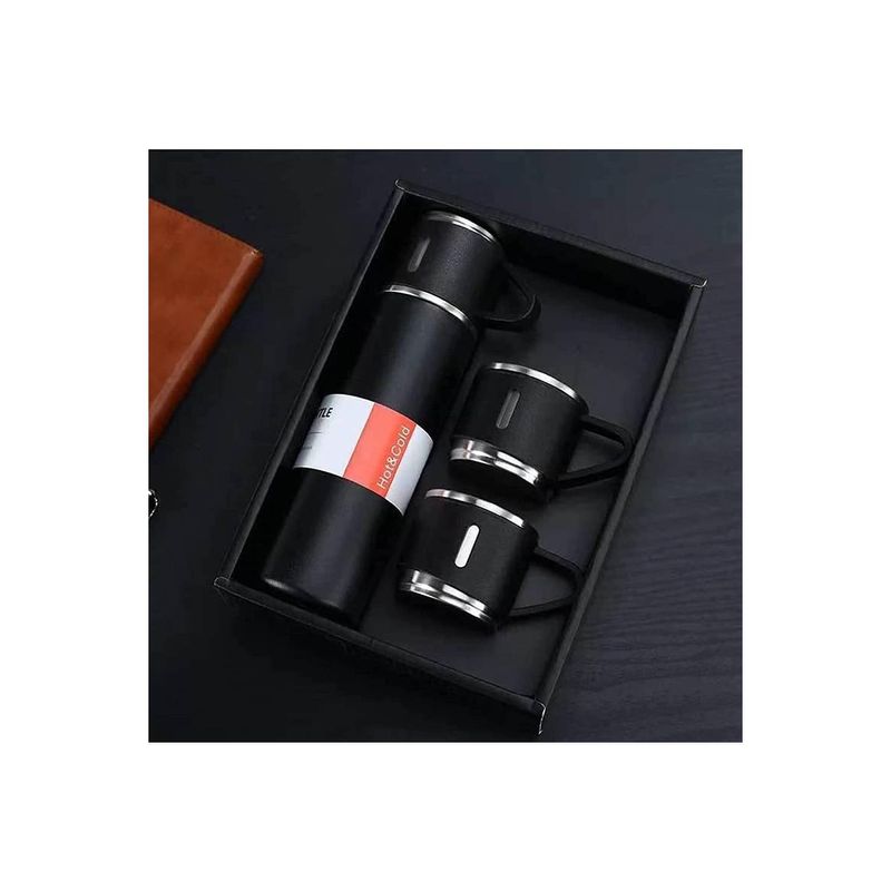 Set-de-4-Pz-Termo-de-Acero-Inoxidable-500-ml-Taza-Negro