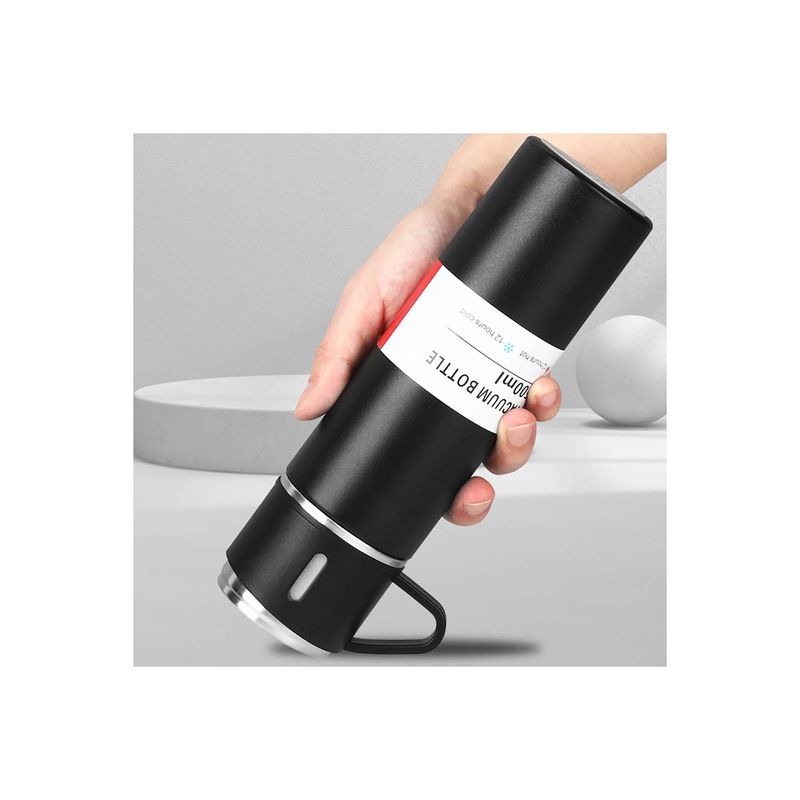 Set-de-4-Pz-Termo-de-Acero-Inoxidable-500-ml-Taza-Negro