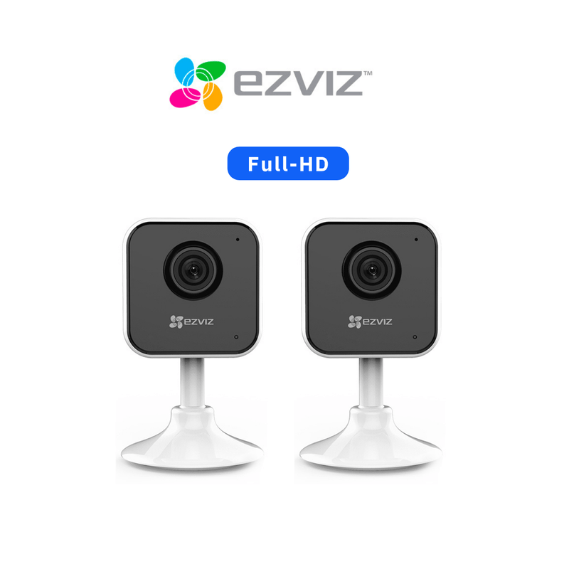 Kit-de-2-Camaras-de-Seguridad-WiFi-para-interior-H1C-de-Lente-Fijo-Full-HD---Ezviz