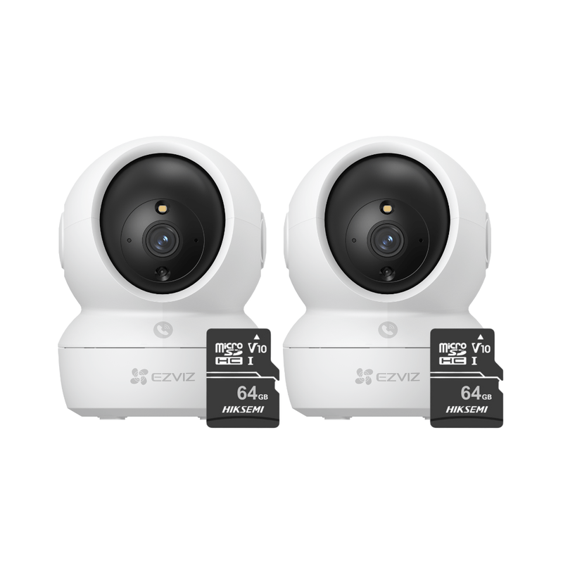Kit-de-2-camaras-seguridad--para-interiores-H6C-Full-HD-Pro-2MP---Micro-SD-64gb---Ezviz