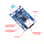 Circuito-Cargador-Bateria-Litio-18650-Usb-Tipo-C-Ic-Tp4056