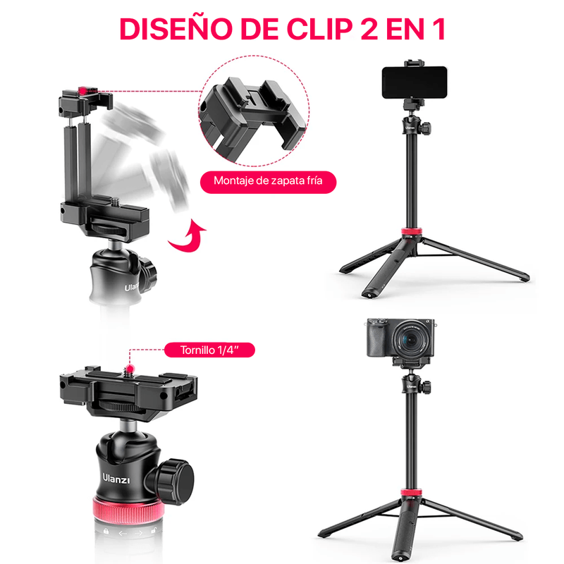 Mini-Tripode-Selfi-stick-Portatil-Mt-44-Ulanzi---Disparador-Bluetooth
