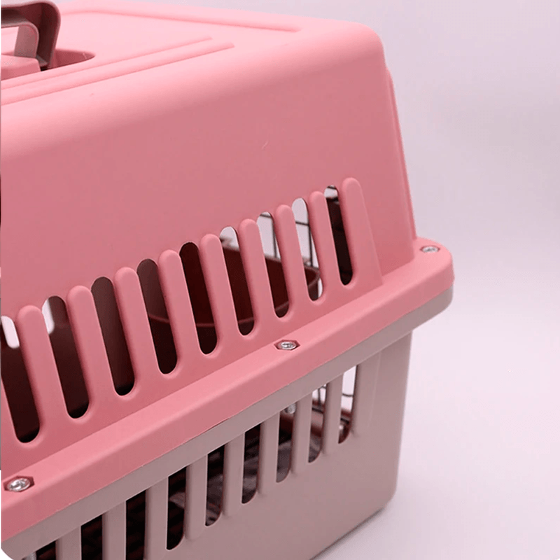 Transportador-para-Gatos-y-Perros---Kennel-L50-Rosa