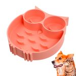 Plato-Antiansiedad-comedor-BUHO-para-Perros-gatos---Rosa