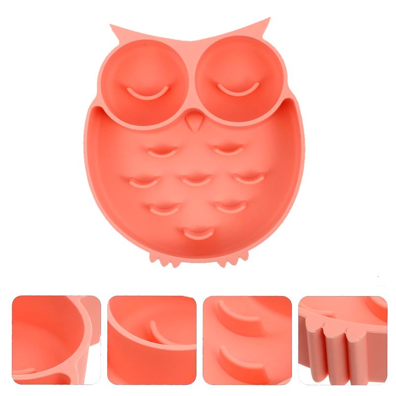 Plato-Antiansiedad-comedor-BUHO-para-Perros-gatos---Rosa