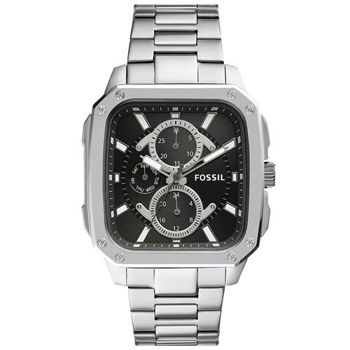 Reloj Fossil Inscription BQ2655 Multifuncional Acero Inoxidable Dial Negro