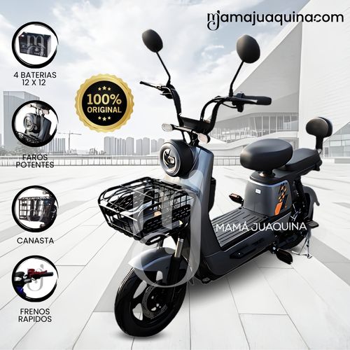 Moto Eléctrica «ECORIDER» Gris