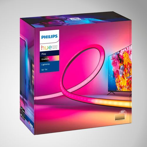 Tira LED para TV 55" PHILIPS HUE 19w, 25000 horas  55