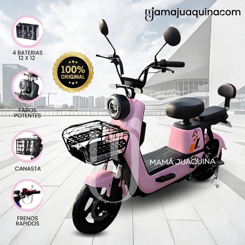 Moto Eléctrica «ECORIDER» Rosa