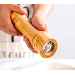 Pimentero-Molinillo-de-sal-y-pimienta-madera-PINO-grosor-ajustable-20cm-Alto