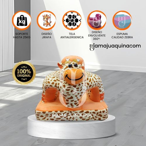 Asiento de Apoyo «ANIMAL» Jirafa Naranja