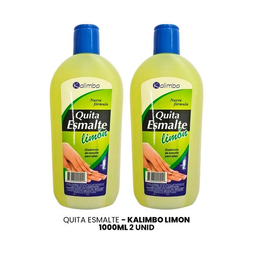 Quita Esmaltekalimbo Limón 1000ml 2 Unid