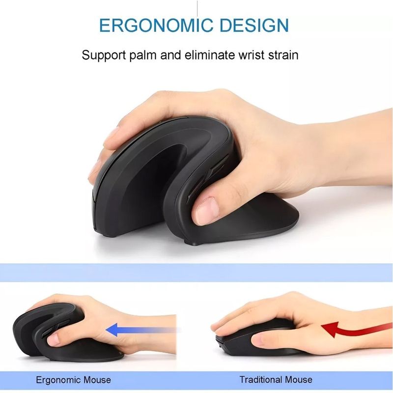 Mouse-Vertical-Inalambrico-Ergonomico-1600-DPI-USB-24Hz-recargable
