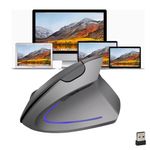 Mouse-Vertical-Inalambrico-Ergonomico-Usb-recargable-plata-24GHz