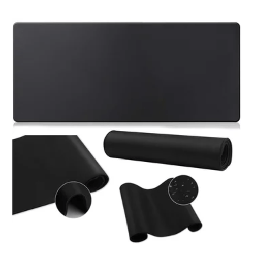 Mouse pad Base Escritorio Extra Large 30x80cm Computador negro