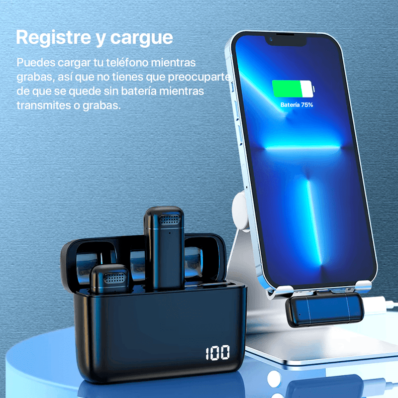 Microfono-para-Iphone-Profesional-Inalambrico-Lightning-Negro