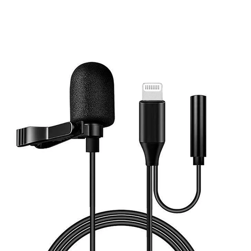 Micrófono Lavalier Solapero Lightning Supervisión De Audio