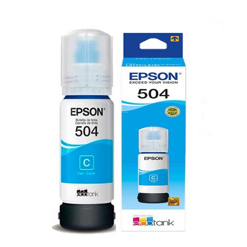 Tinta Botella Epson T504220-Al Cian