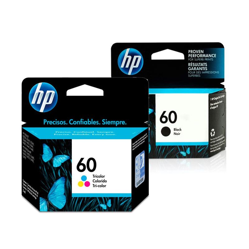 Pack-Tinta-Hp-Cc640wl--Cc643wl--60-Negro-–-Color-