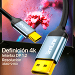 Cable-Usb-Tipo-C-31-A-Displayport-12-Dp-4k-60fps-Unnlink