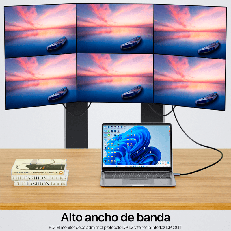 Cable-Usb-Tipo-C-31-A-Displayport-12-Dp-4k-60fps-Unnlink