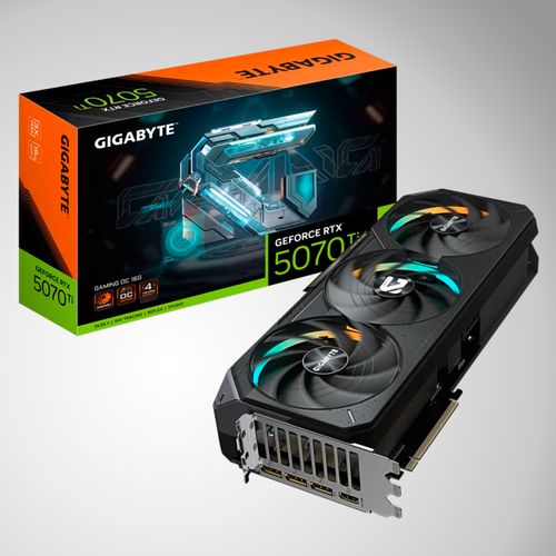 Tarjeta de video Gigabyte GeForce RTX 5070 Ti GAMING OC, 16GB GDDR7
