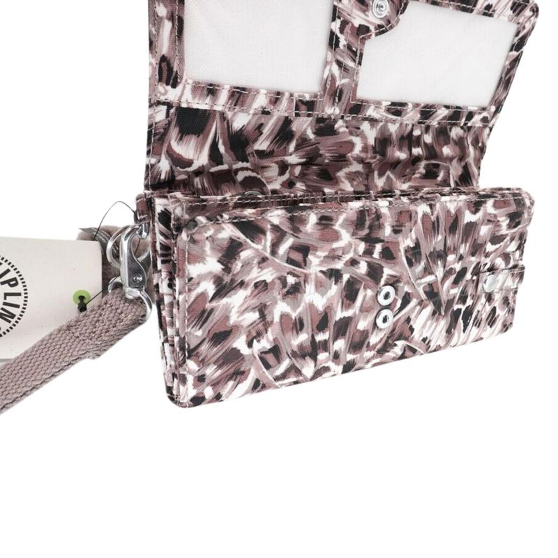 Billetera-Kipling-Rubi-Leopard-Feathers