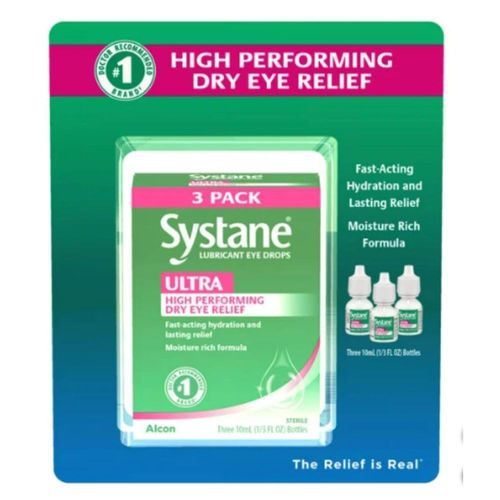 Gotas lubricantes para los ojos Systane ULTRA - 3 x 30 ml