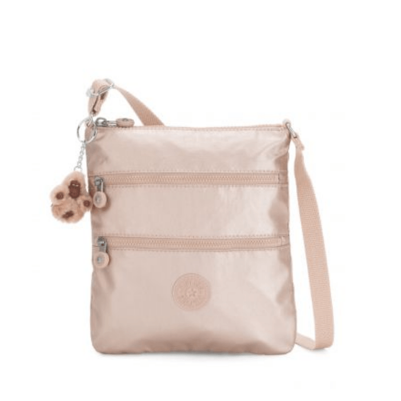 Crossbody-o-Cartera-Kipling-Keiko---Quartz-Metallic