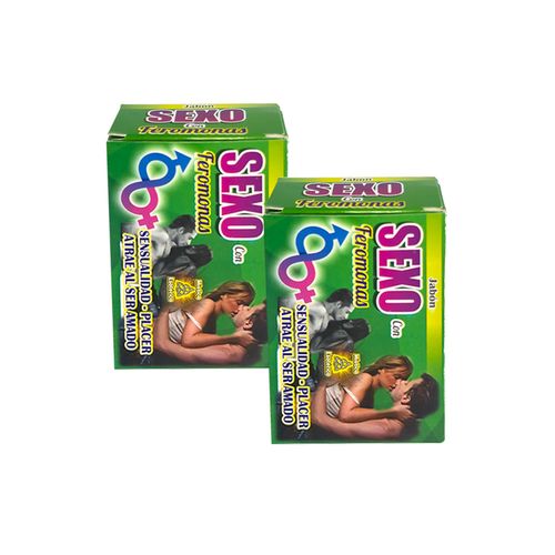 Jabón Corporal Sexo Con Feromonas 110Gr 2 Und