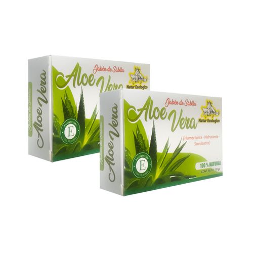 Jabón Corporal De Aloe Vera 110Gr 2 Und