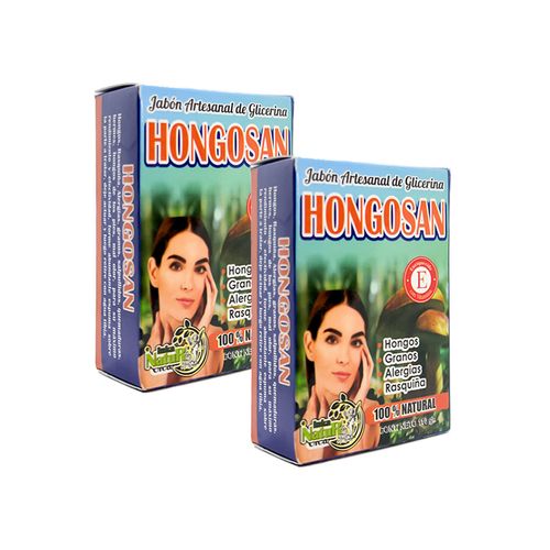 Jabón Artesanal De Glicerina Hongosan 110Gr 2 Und