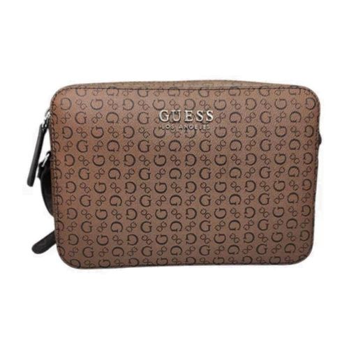 Cartera Crossbody Guess Hensley Mini - Marron