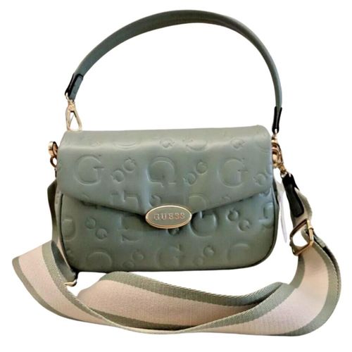 Cartera Doble Asa Guess Oakbank Mini - Verde