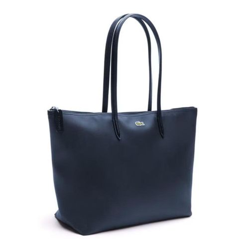 Cartera Tote Lacoste Large con cierre - Azul