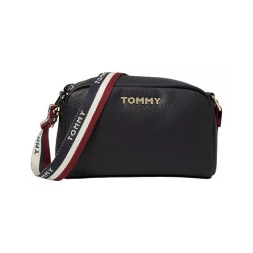 Cartera Crossbody Tommy Hilfiger Asa Logo Tape - Negro