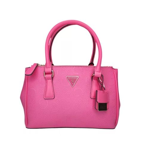 Cartera Satchell Guess Doble Asa Grimball - Fucsia