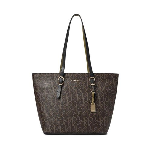 Cartera Tote Calvin Klein Serafina con llavero - Marron