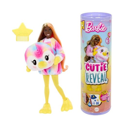 Muñeca Barbie Cutie Reveal con cambio de color - Pinguino