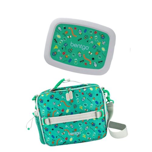 Set Lonchera y Porta Lonchera Bentgo Kids - Bugs