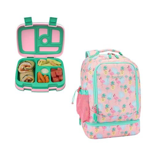 Set Mochila 2 en 1 y Lonchera Bentgo Kids - Tropical