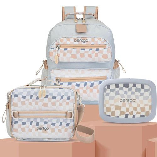 Set Bentgo Mochila Escolar, Lonchera y Porta Lonchera Whimsy & Wonder - Gradient