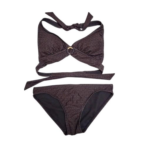 Bikini Michael Kors Monogram - Marron