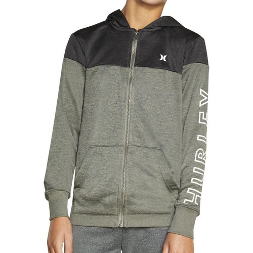 Hoodie o Sweater con Capucha y cierre Hurley Niño - Gris