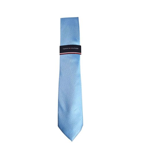 Corbata Tommy Hilfiger Maricopa Geo - Celeste