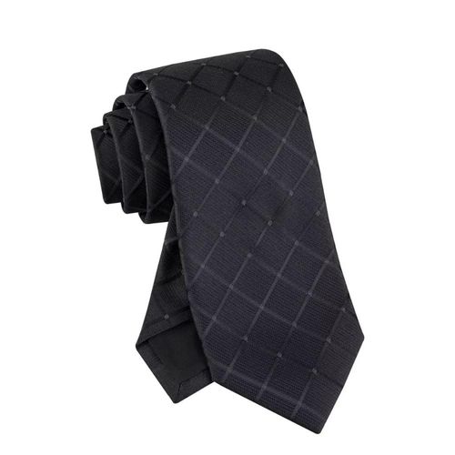 Corbata Calvin Klein Vincente Grid - Negro
