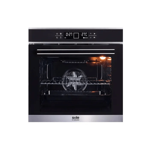 Sole SOLHO019 70L Horno Empotrable 4 Resistencias Child Lock Negro