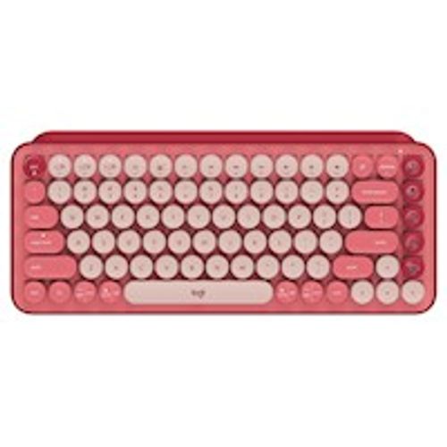 Logitech - Teclado Pop Keys Bluetooth Logi Bolt Mecánico Español Rose