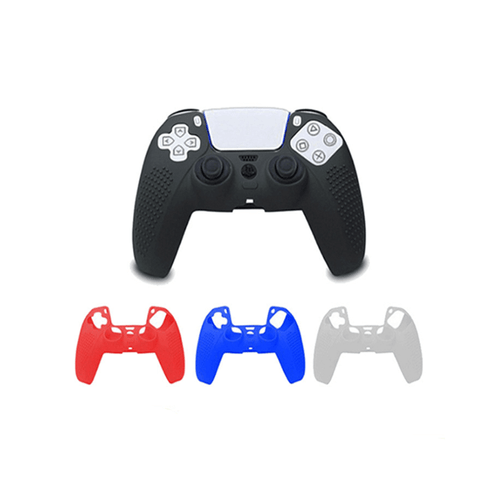 CASE FUNDA PROTECTORA SILICONA MANDO CONTROL PLAYSTATION 5 PS5 DUALSENSE COLOR NEGRO